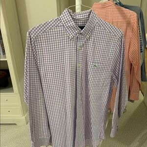 Vineyard Vines Purple Casual Button Down Shirt
